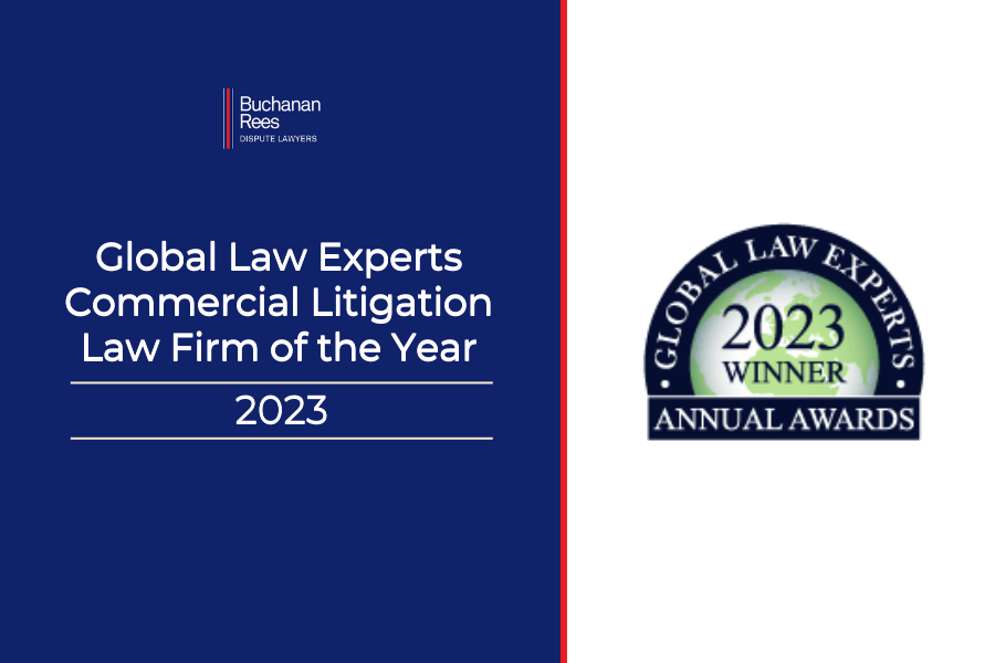 Global Law Experts Commercial Litigation Law Firm of the Year 2023