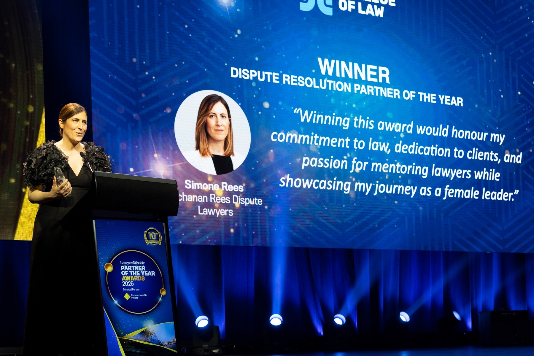 simone rees named 2025 dispute resolution partner of the year