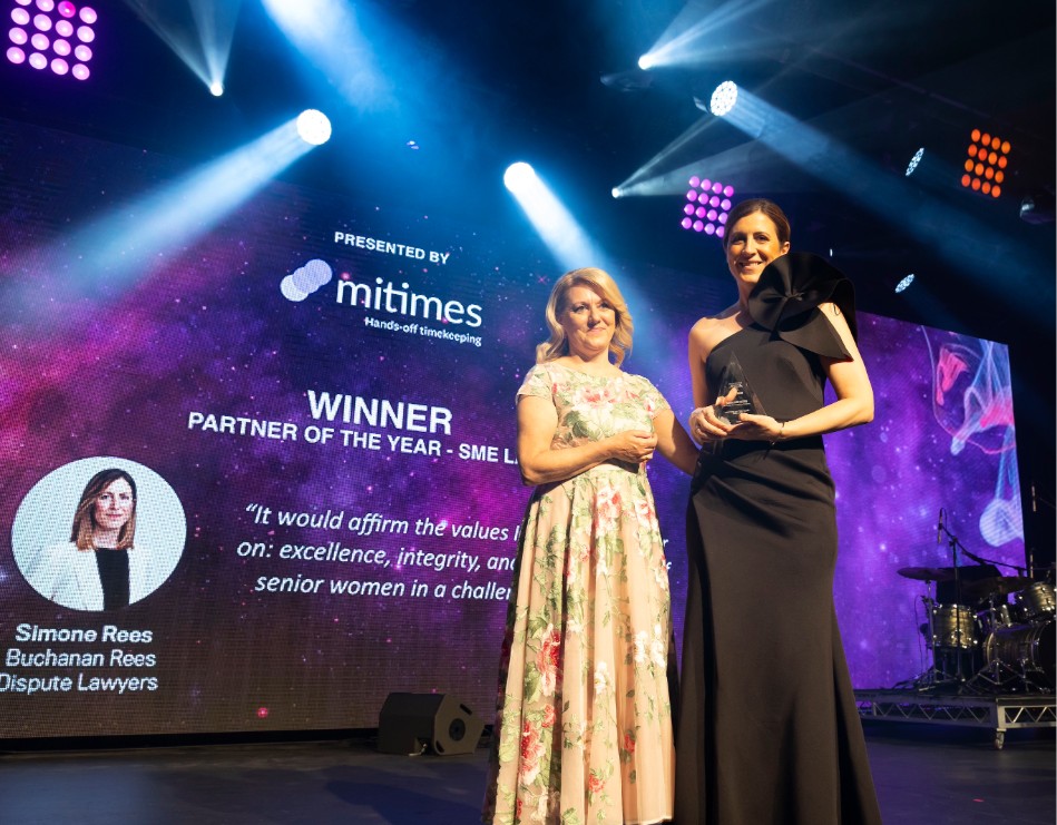 buchanan rees dispute lawyers named 2025 australian small business champion in legal services